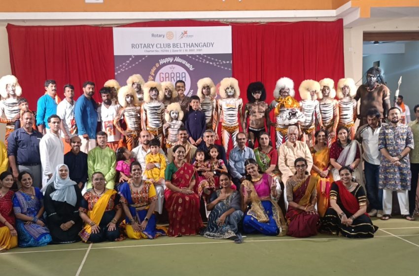  Rotary Club Belthangady Marks Navaratri with Festivities and Traditional Performances