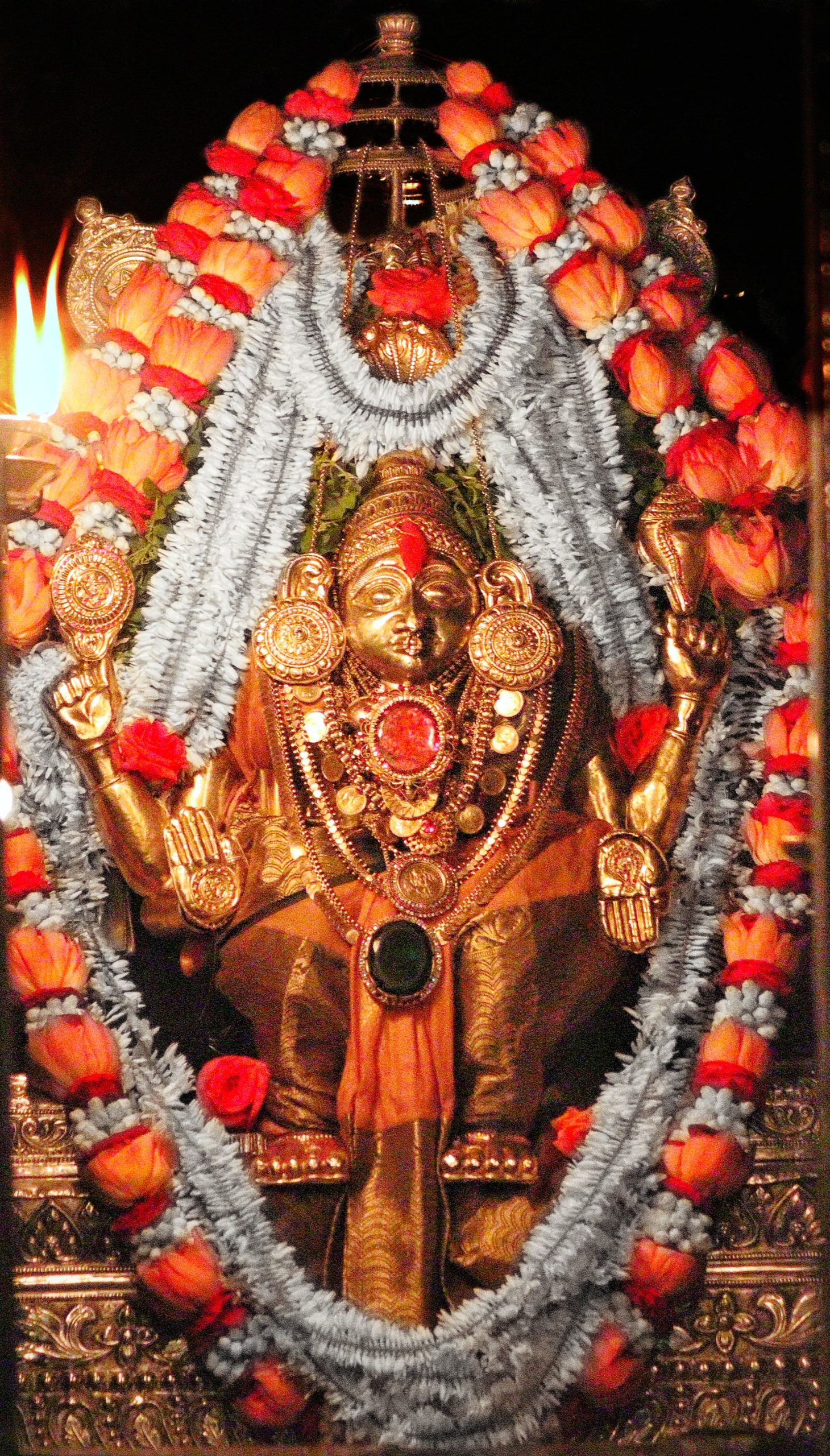 Kateel Sri Durgaparameshwari today’s Alankara