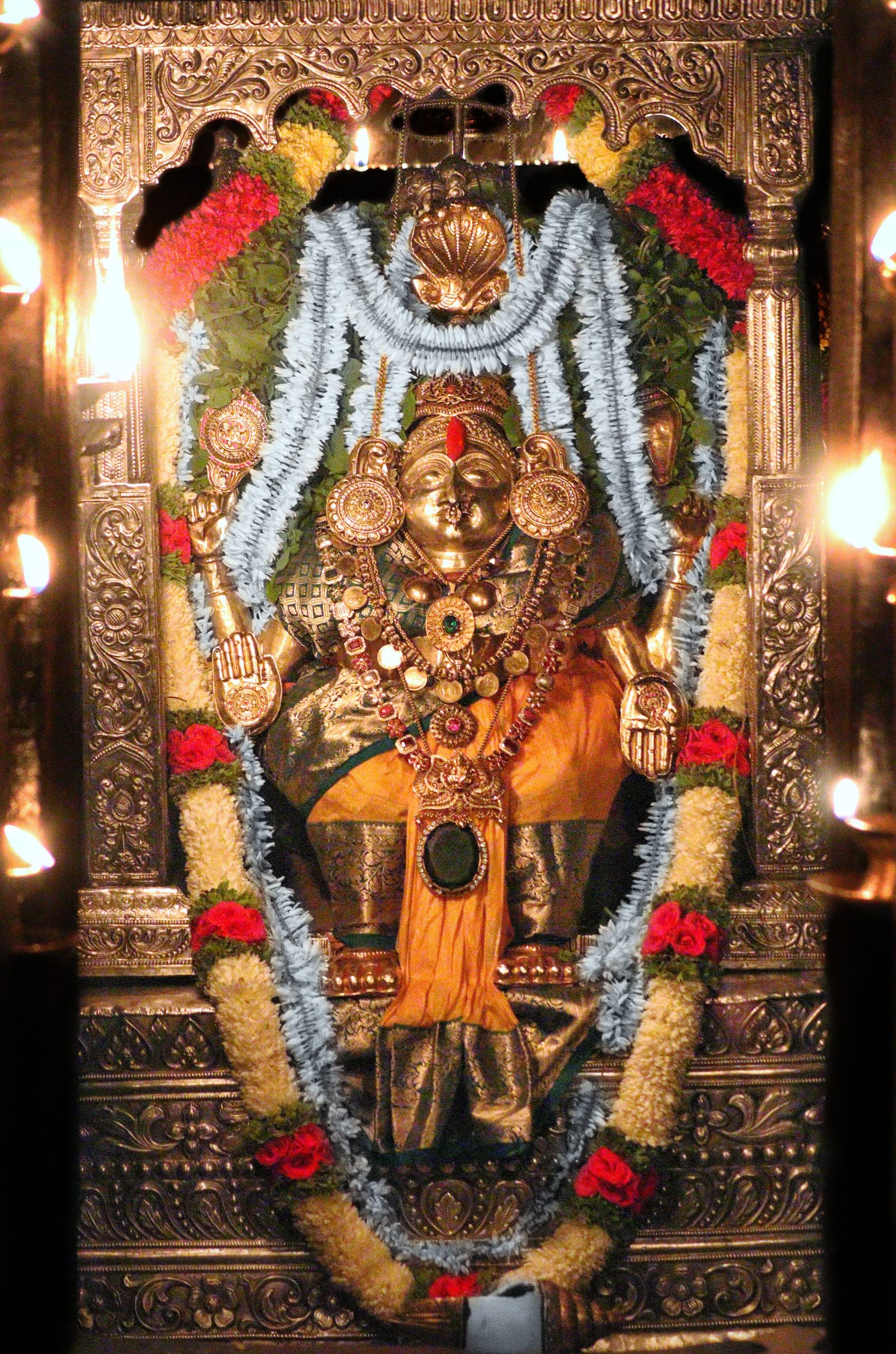 Kateel Sri Durgaparameshwari today’s Alankara