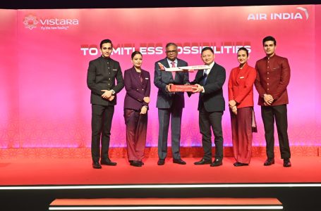 Tata Sons and Singapore Airlines celebrate merger of Air India and Vistara