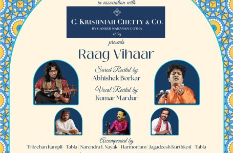 Sangeet Bharati Foundation to Present ‘Raag Vihaar’ Hindustani Classical Music Program in Mangaluru