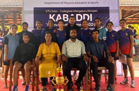 Srinivas Institute of Technology Women’s Kabaddi Team Wins VTU Championship