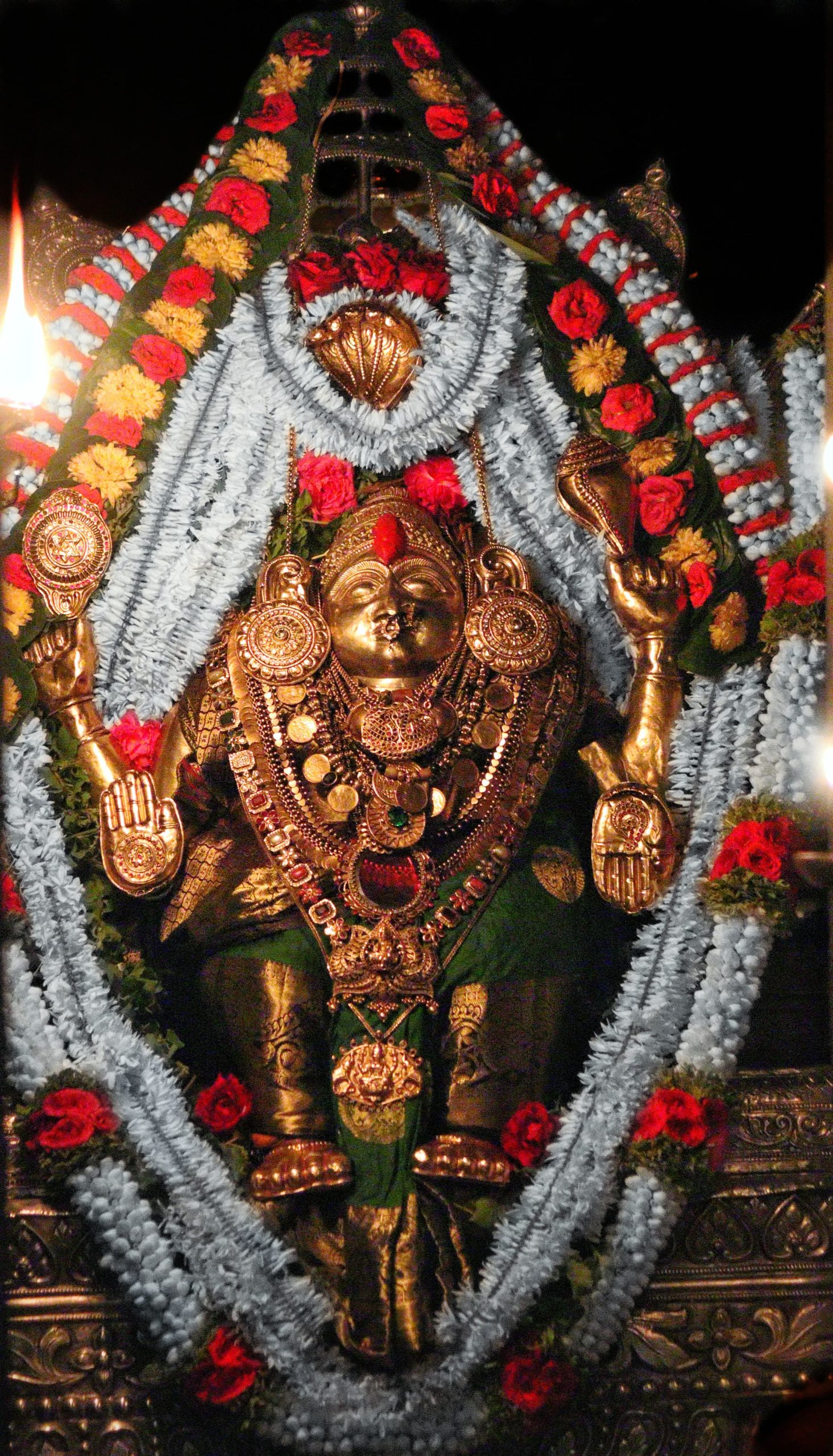 Kateel Sri Durgaparameshwari today’s Alankara