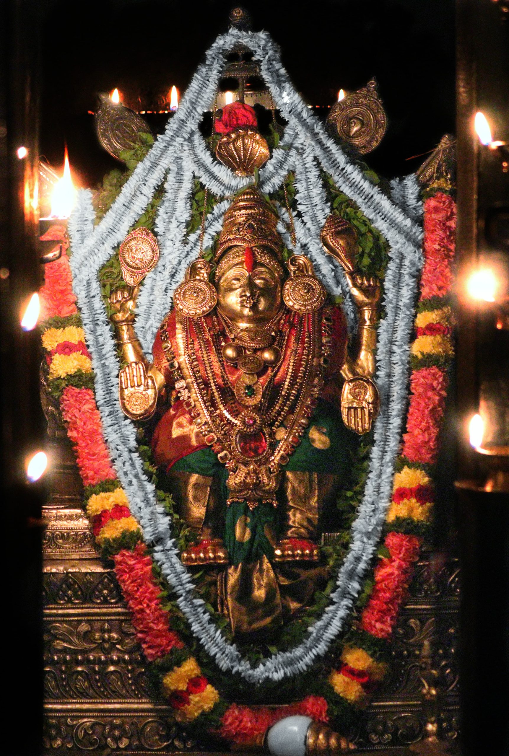 Kateel Sri Durgaparameshwari today’s Alankara