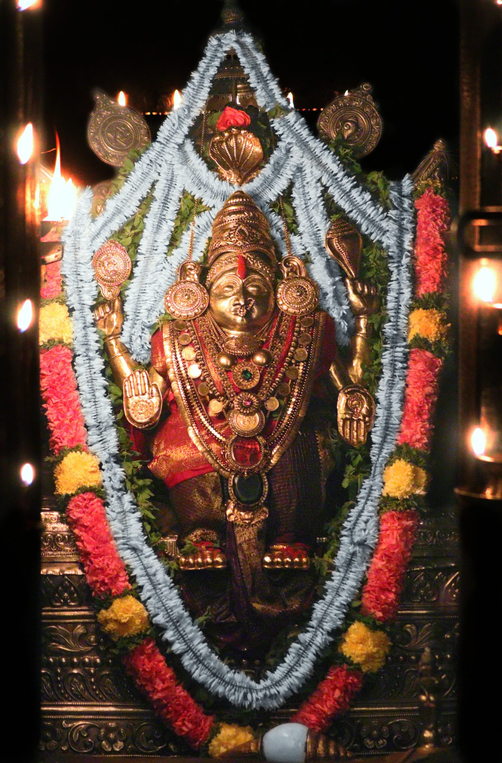 Kateel Sri Durgaparameshwari today’s Alankara