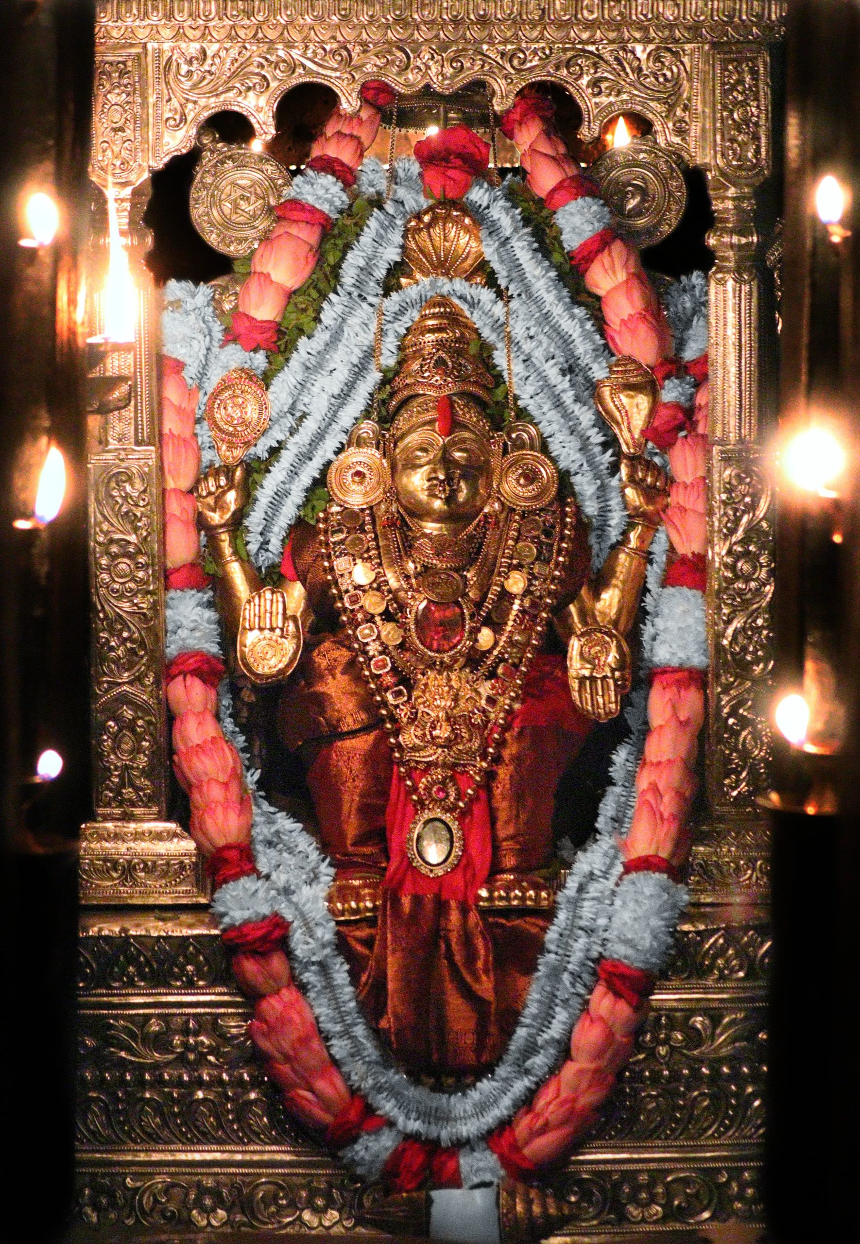 Kateel Sri Durgaparameshwari today’s Alankara