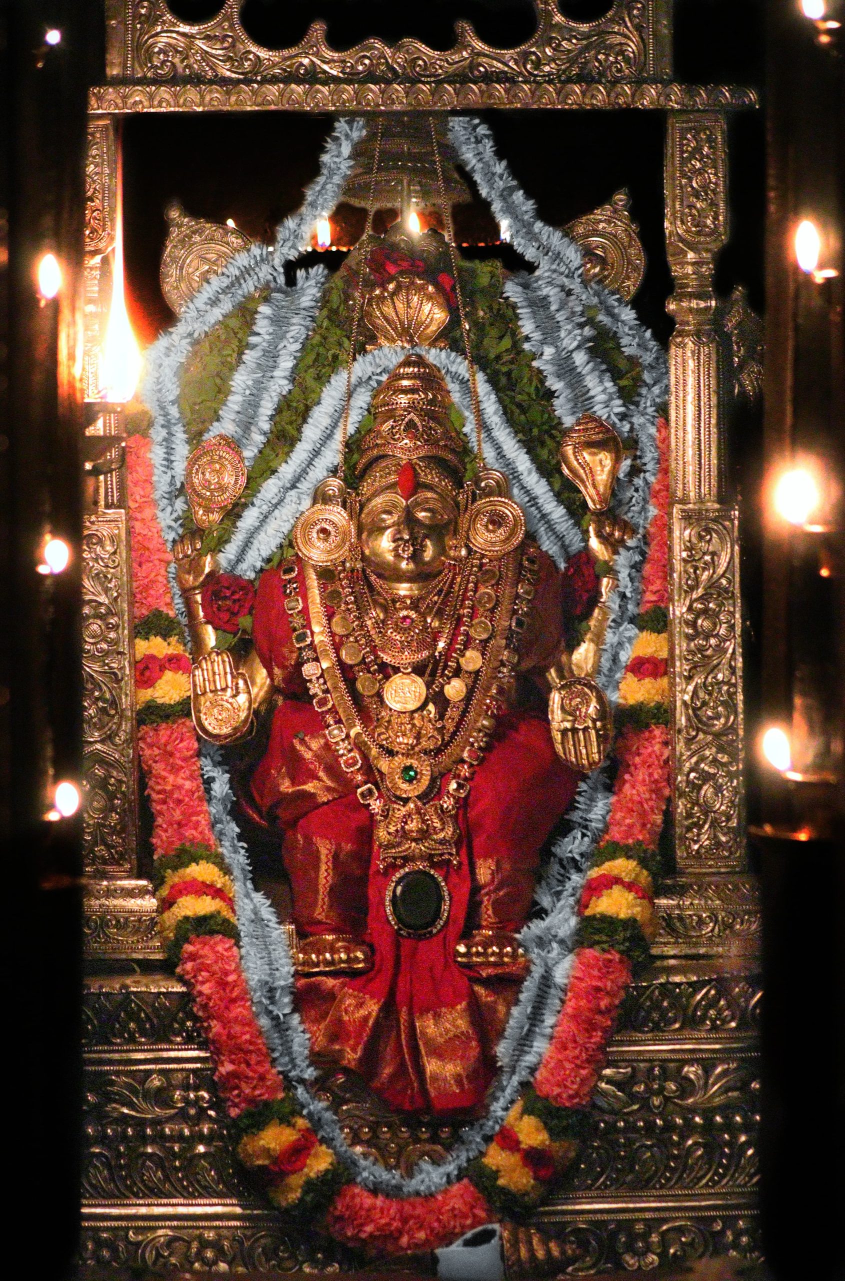 Kateel Sri Durgaparameshwari today’s Alankara