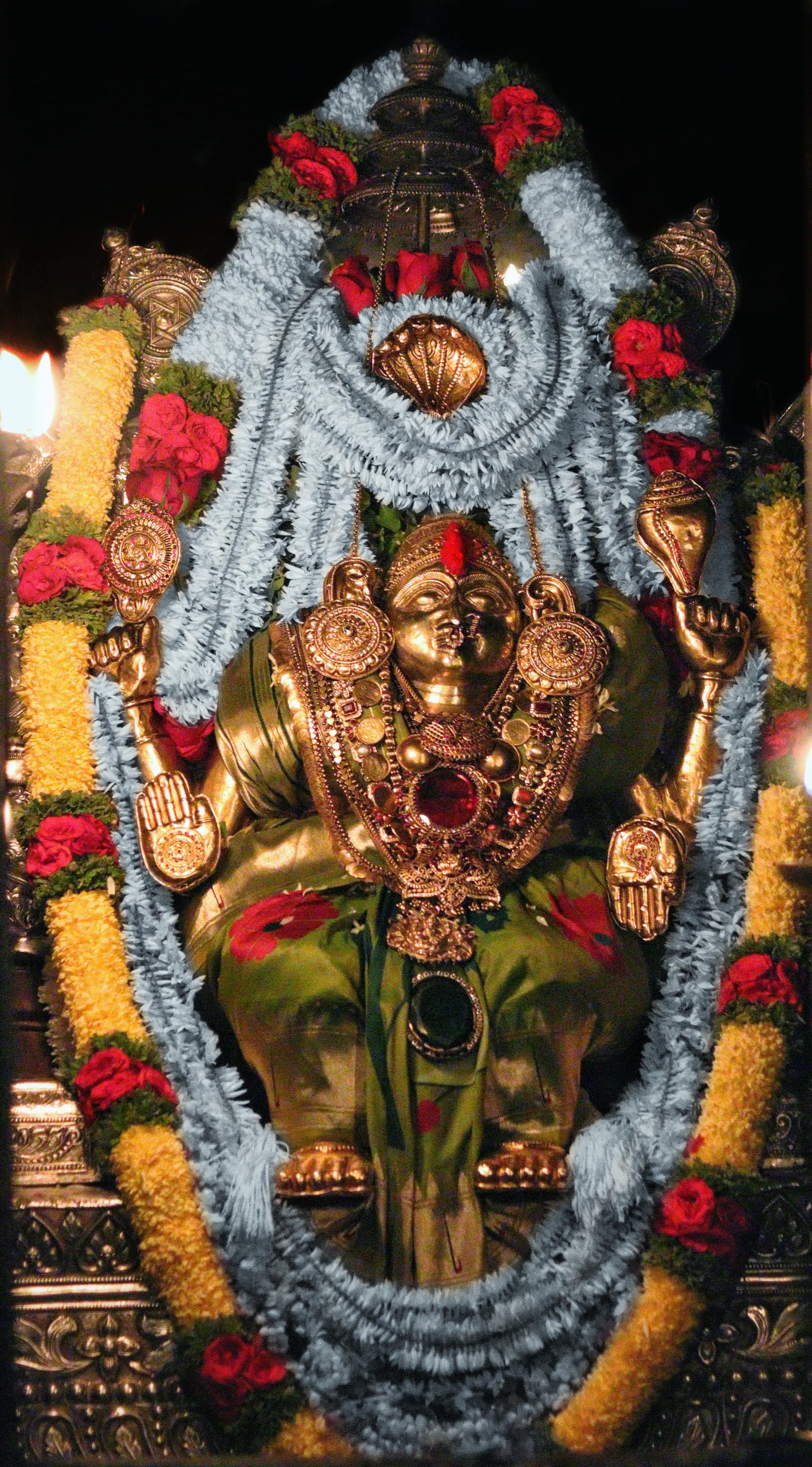 Kateel Sri Durgaparameshwari today’s Alankara