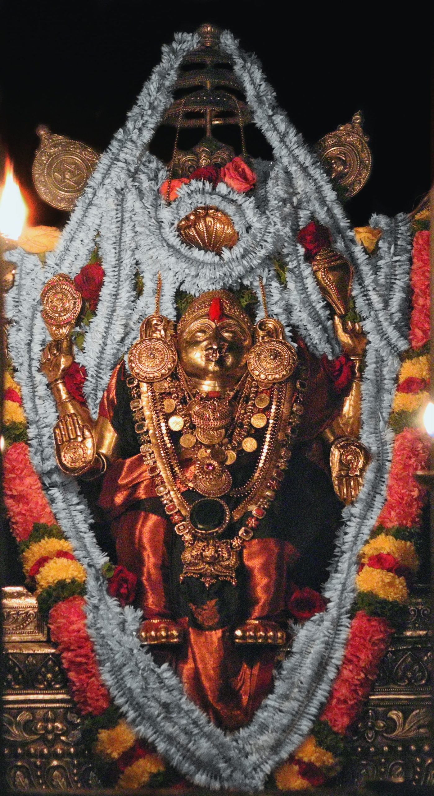 Kateel Sri Durgaparameshwari today’s Alankara