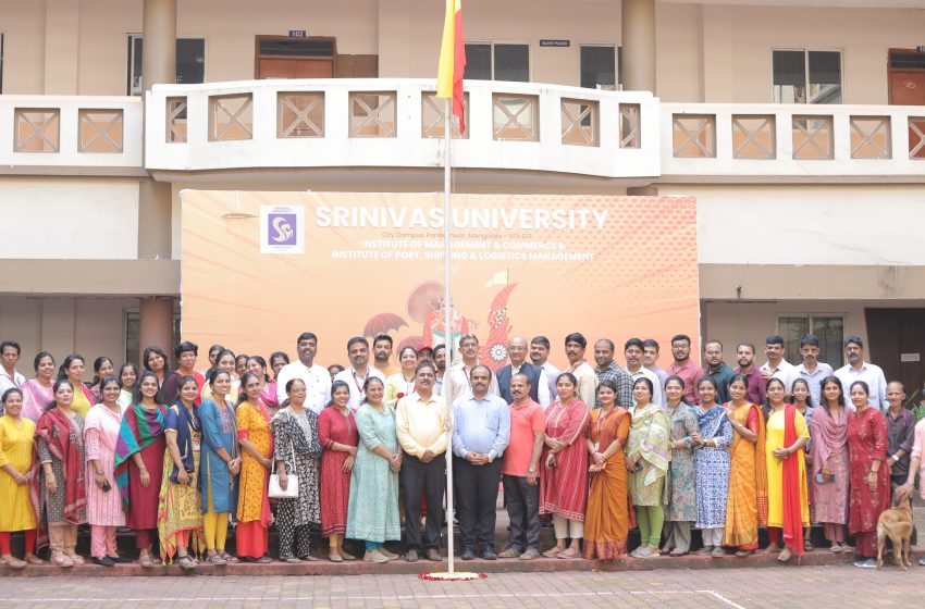  Srinivas University Celebrates Kannada Rajyotsava