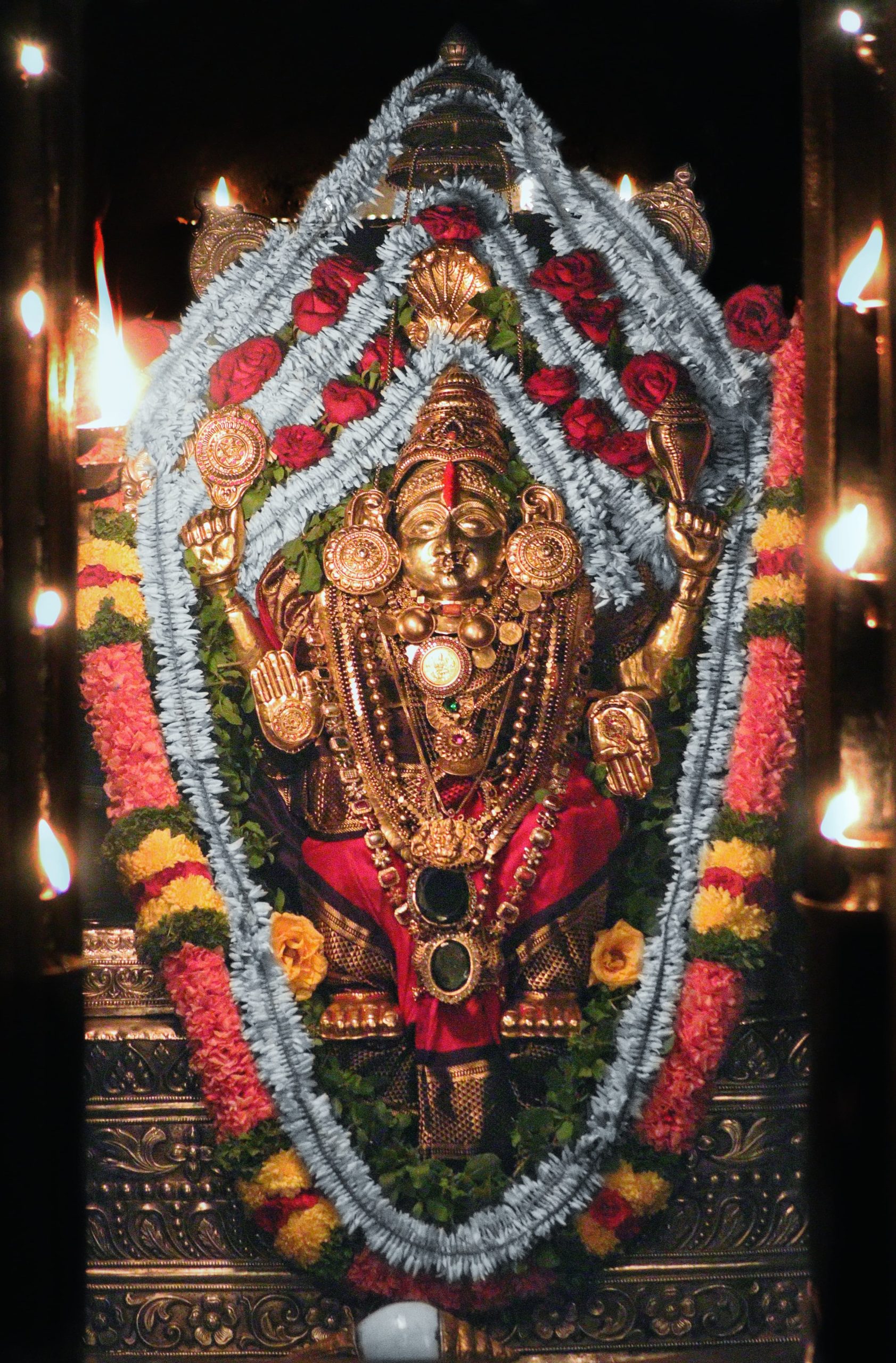 Kateel Sri Durgaparameshwari today’s Alankara