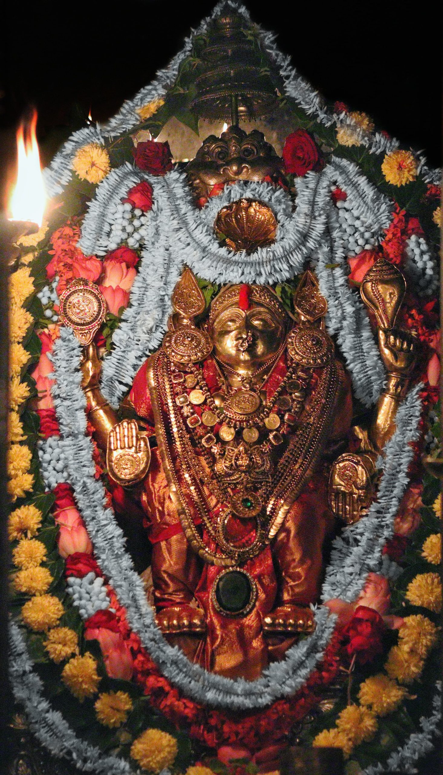 Kateel Sri Durgaparameshwari today’s Alankara