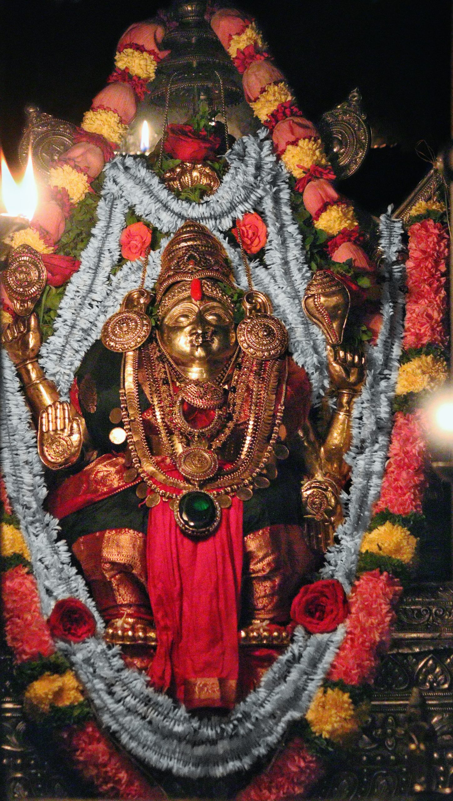 Kateel Sri Durgaparameshwari today’s Alankara