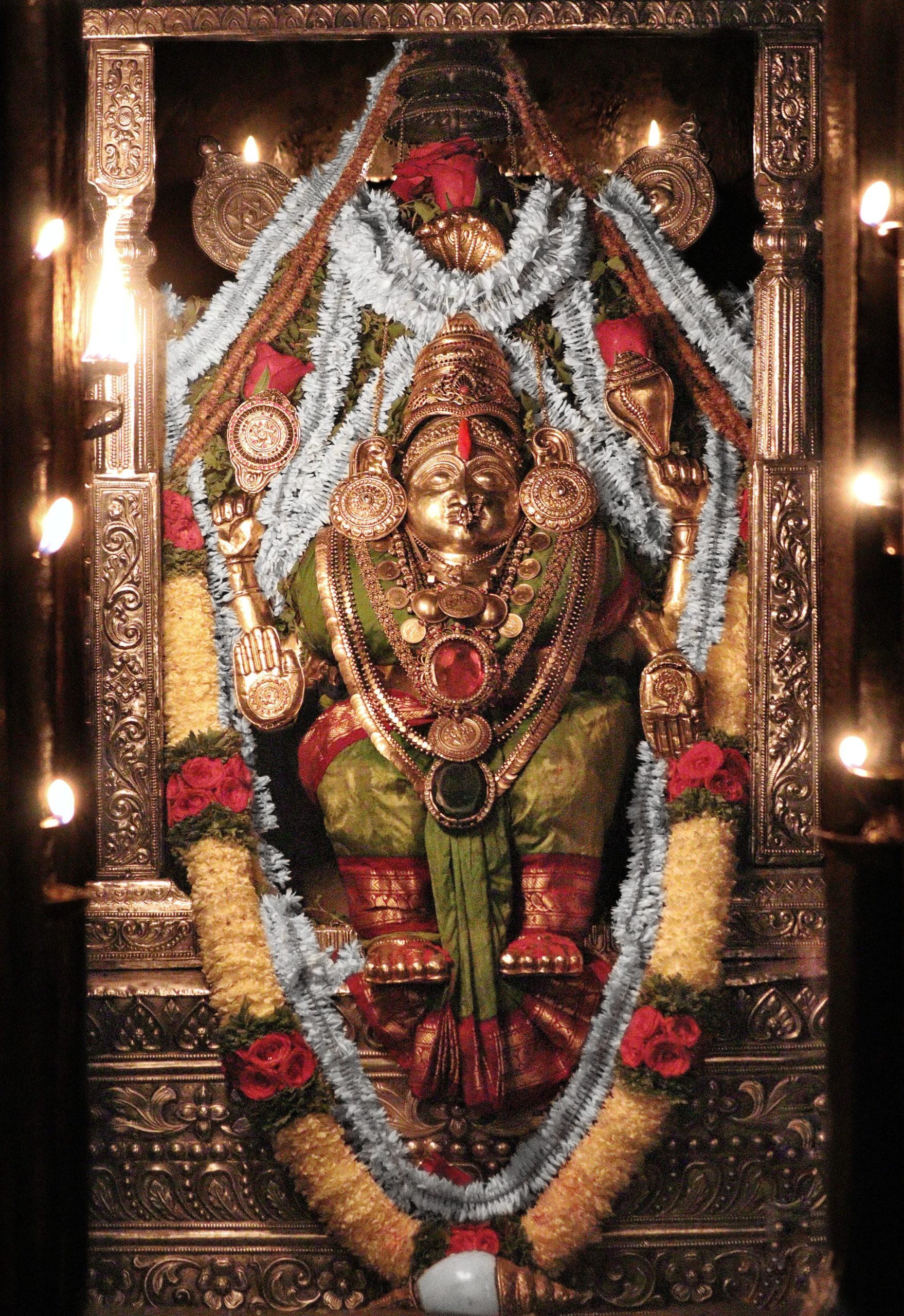 Kateel Sri Durgaparameshwari today’s Alankara