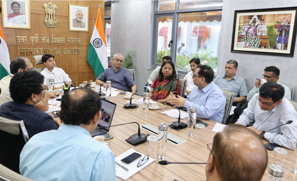  Jyotiraditya Scindia Holds Review Meeting on Connectivity in Flood-Affected States