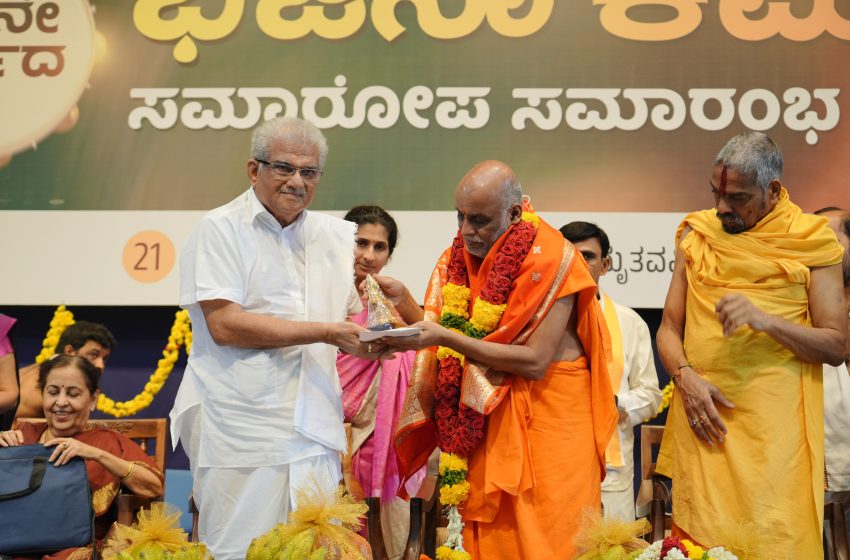  Dharmasthala: Bhajana Kammata Spreads Dharma and Devotion, says Odiyuru Swamiji