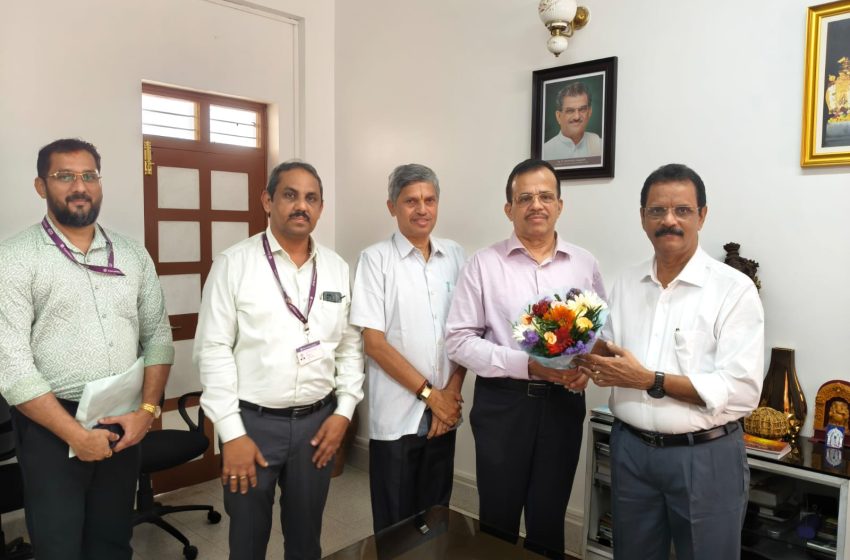  Karnataka Bank MD & CEO Visits SDM Education Society Office in Ujire