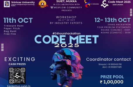 SUIET Mukka to Host CODE MEET 2025