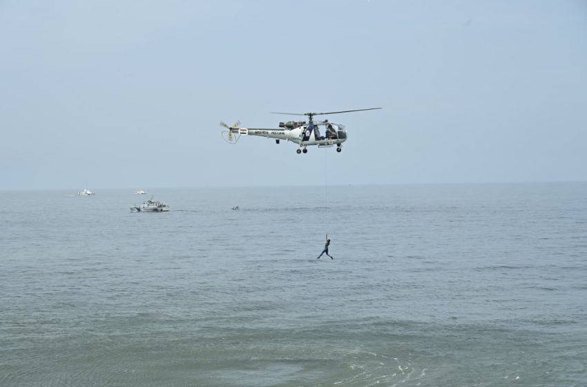  Indian Coast Guard Conducts Regional Search and Rescue Exercise off Karnataka Coast