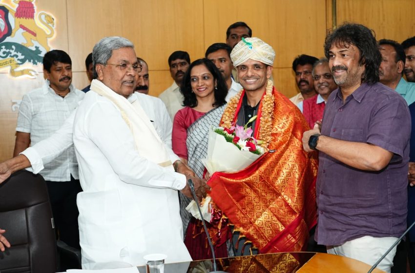  Astronaut Shubhanshu Shukla Visits Vidhana Soudha