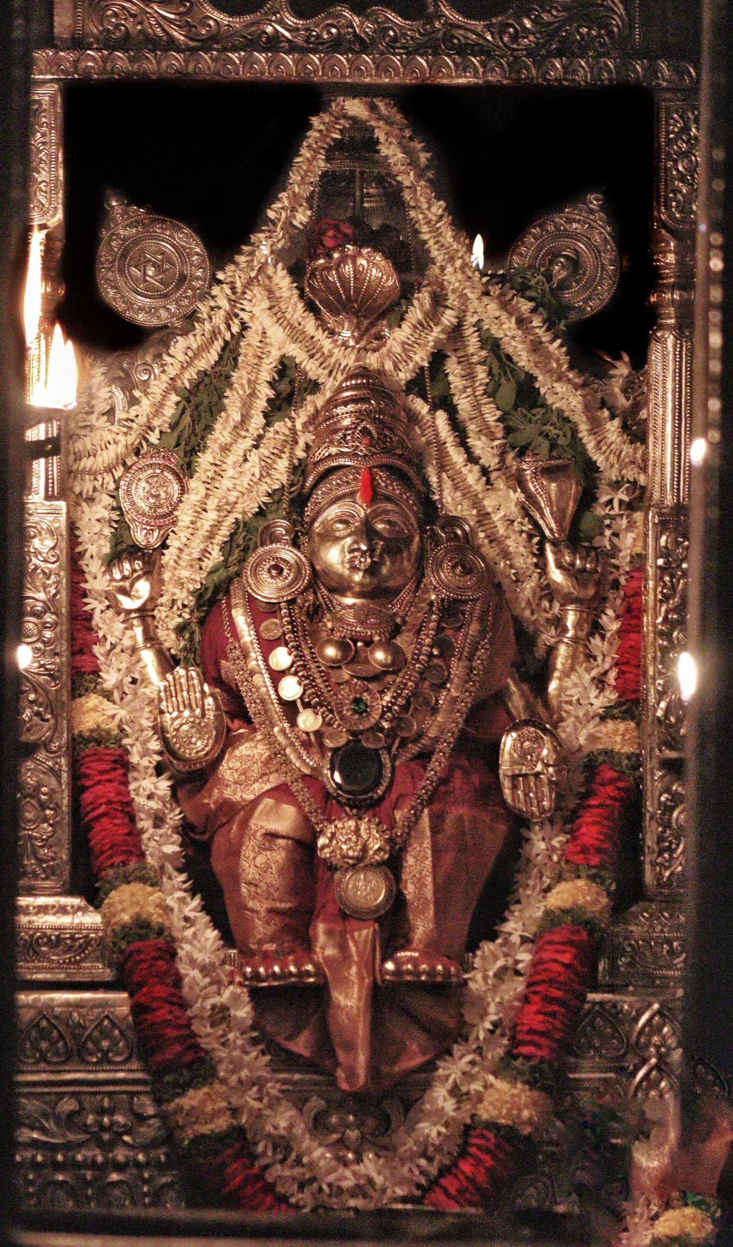 Kateel Sri Durgaparameshwari today’s Alankara