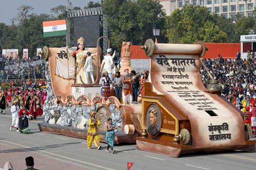  Ministry of Culture Tableau on ‘Vande Mataram – 150 Years Journey’ Wins First Prize at Republic Day 2026 parade