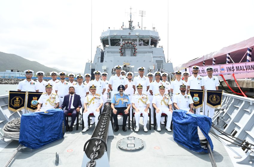  Indian Navy Commissions INS Malvan, the Second of the Mahe-class Anti-Submarine Warfare Shallow Water Craft