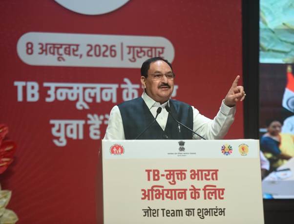  Union Health Minister JP Nadda Launches JOSH Teams to Accelerate Youth-Led TB Elimination Efforts